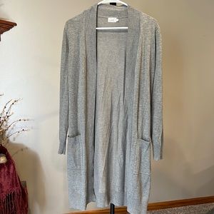 Long Gray Cardigan